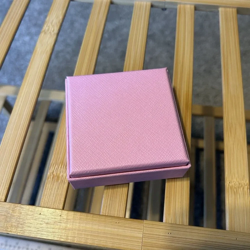 EMPTY REPLACEMENT BOX ONLY -  Swarovski Small Pink Jewelry Box w/ Inserts